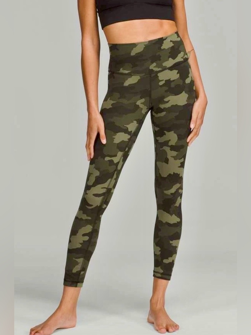 Lululemon Align Leggings in Heritage 365 Camo Green Twill Multi High-Rise